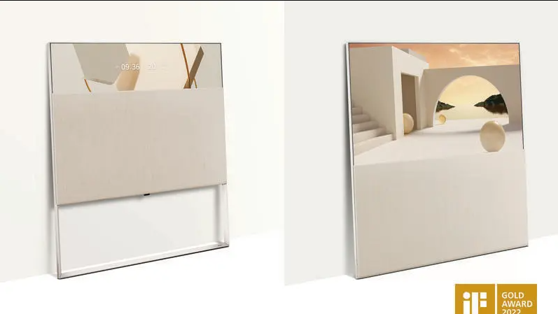 OLED OBJET من إل جي تفوز بجائزة التصميم الذهبية IF